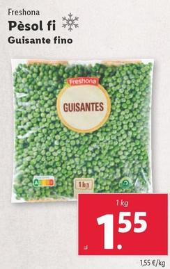 Oferta de Freshona - Guisante Fino por 1,55€ en Lidl
