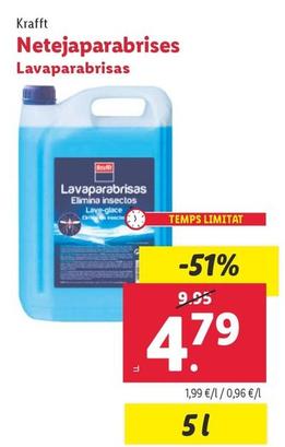 Oferta de Krafft - Lavaparabrisas por 4,79€ en Lidl