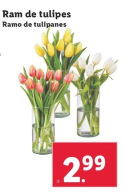 Oferta de Ramo De Tulipanes por 2,99€ en Lidl