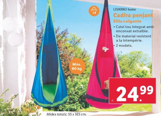 Oferta de Livarno - Home Silla Colgante por 24,99€ en Lidl