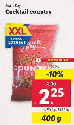 Oferta de Snack Day - Cocktail Country por 2,25€ en Lidl