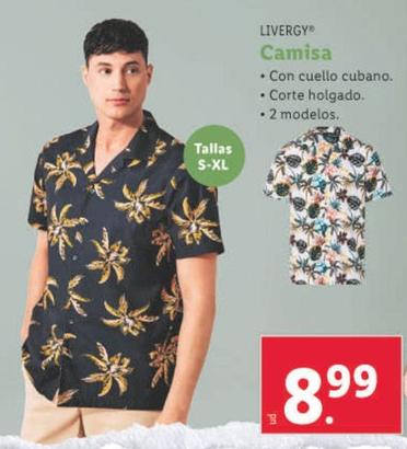 Oferta de Livergy - Camisa por 8,99€ en Lidl