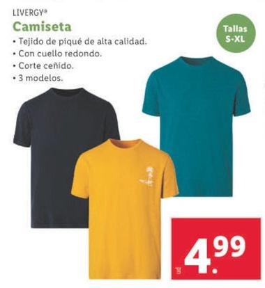 Oferta de Livergy - Camiseta por 4,99€ en Lidl