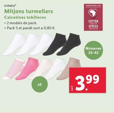 Oferta de Esmara - Calcetines Tobilleros por 3,99€ en Lidl