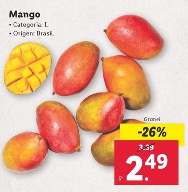 Oferta de Mango por 2,49€ en Lidl