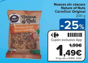 Oferta de Nueces por 1,49€ en Carrefour Market