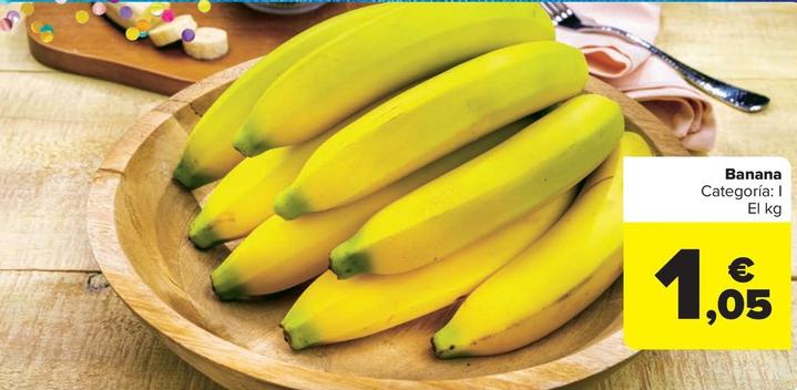 Oferta de Bananas por 1,05€ en Carrefour Market