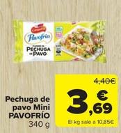 Oferta de Pechuga de pavo por 3,69€ en Carrefour Market