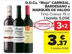 Oferta de Vino por 5,05€ en Carrefour Market