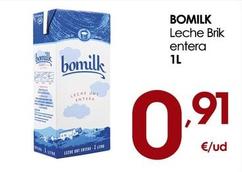 Oferta de Bomilk - Leche Brik Entera por 0,91€ en Eroski
