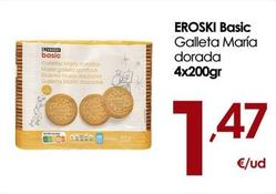 Oferta de Eroski - Basic Galleta Maria Dorada por 1,47€ en Eroski