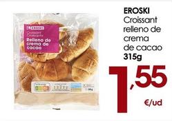 Oferta de Eroski - Croissant Relleno De Crema De Cacao por 1,55€ en Eroski