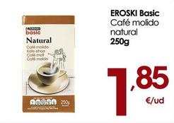 Oferta de Eroski - Cafe Molido Natural por 1,85€ en Eroski
