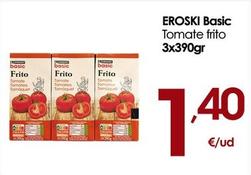 Oferta de Eroski - Tomate Frito por 1,4€ en Eroski
