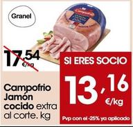 Oferta de Campofrío - Jamon Cocido por 13,16€ en Eroski