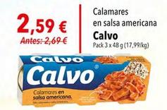 Oferta de Calvo - Calamares En Salsa Americana por 2,59€ en Aristocrazy