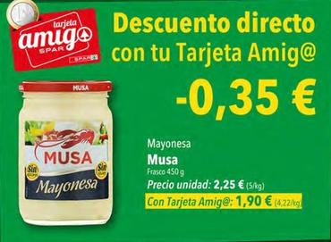 Oferta de Musa - Mayonesa por 2,25€ en Aristocrazy