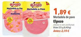 Oferta de Elpozo - Mortadela De Pavo por 1,89€ en Aristocrazy