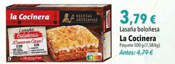 Oferta de La Cocinera - Lasana Bolonesa por 3,79€ en Aristocrazy