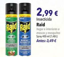 Oferta de Raid - Insecticida por 2,99€ en Aristocrazy