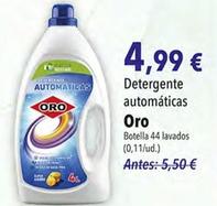 Oferta de Oro - Detergente Automaticas por 4,99€ en Aristocrazy