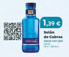 Oferta de Solán De Cabras - Agua Con Gas por 1,39€ en SPAR