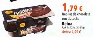 Oferta de Reina - Natillas De Chocolate Con Bizcocho por 1,79€ en SPAR
