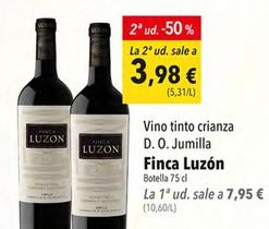 Oferta de Vino Tinto Crianza D. O. Jumilla por 7,95€ en SPAR