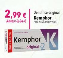 Oferta de Kemphor - Dentífrico Original por 2,99€ en SPAR