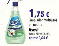 Oferta de Asevi - Limpiador Multiusos Ph Neutro por 1,75€ en SPAR