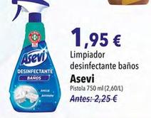 Oferta de Asevi - Limpiador Desinfectante Baños por 1,95€ en SPAR
