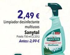 Oferta de Sanytol - Limpiador Desinfectante Multiusos por 2,49€ en SPAR