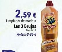 Oferta de Las 3 Brujas - Limpiador De Madera por 2,59€ en SPAR