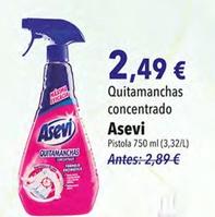 Oferta de Asevi - Quitamanchas Concentrado por 2,49€ en SPAR