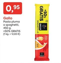 Oferta de Pasta por 0,95€ en Suma Supermercados