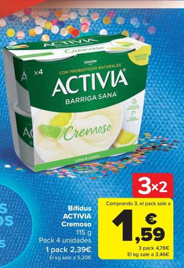 Oferta de Danone - Bífidus Activia Cremoso por 2,39€ en Carrefour Market