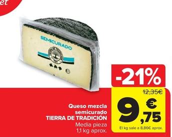 Oferta de Carrefour - Queso Mezcla Semicurado por 9,75€ en Carrefour Market
