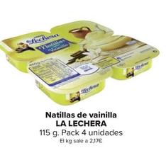 Oferta de La Lechera - Natillas De Vainilla por 2,17€ en Carrefour Market