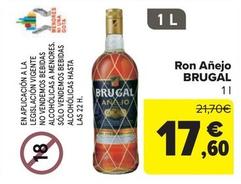 Oferta de Brugal - Ron Añejo por 17,6€ en Carrefour Market