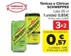Oferta de Schweppes - Tónicas O Cítricos por 0,85€ en Carrefour Market