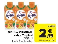 Oferta de Pascual - Bifrutas Original Sabor Tropical por 2,15€ en Carrefour Market