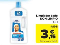 Oferta de Don Limpio - Limpiador Baño por 3,15€ en Carrefour Market