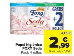 Oferta de Foxy - Papel Higiénico por 2,99€ en Carrefour Market