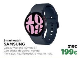 Oferta de Samsung - Smartwatch por 199€ en El Corte Inglés
