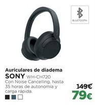 Oferta de Sony - Auriculares De Diadema por 79€ en El Corte Inglés