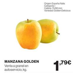 Oferta de El Corte Inglés - Manzana Golden por 1,79€ en El Corte Inglés