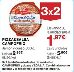 Oferta de Campofrío - Pizza&Salsa por 2,95€ en El Corte Inglés