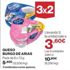 Oferta de Burgo De Arias - Queso por 5,4€ en El Corte Inglés