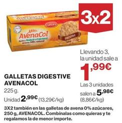 Oferta de Cuétara - Galletas Digestive Avenacol por 2,99€ en El Corte Inglés