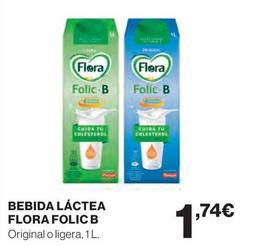 Oferta de Flora - Bebida Láctea Folic B por 1,74€ en El Corte Inglés